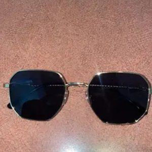 Metal Geometric Frame Fashion Sunglasses For Women
